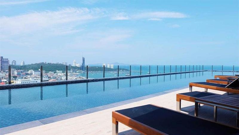 Great Location With Infinity Pool - Central Pattaya 아파트 외부 사진