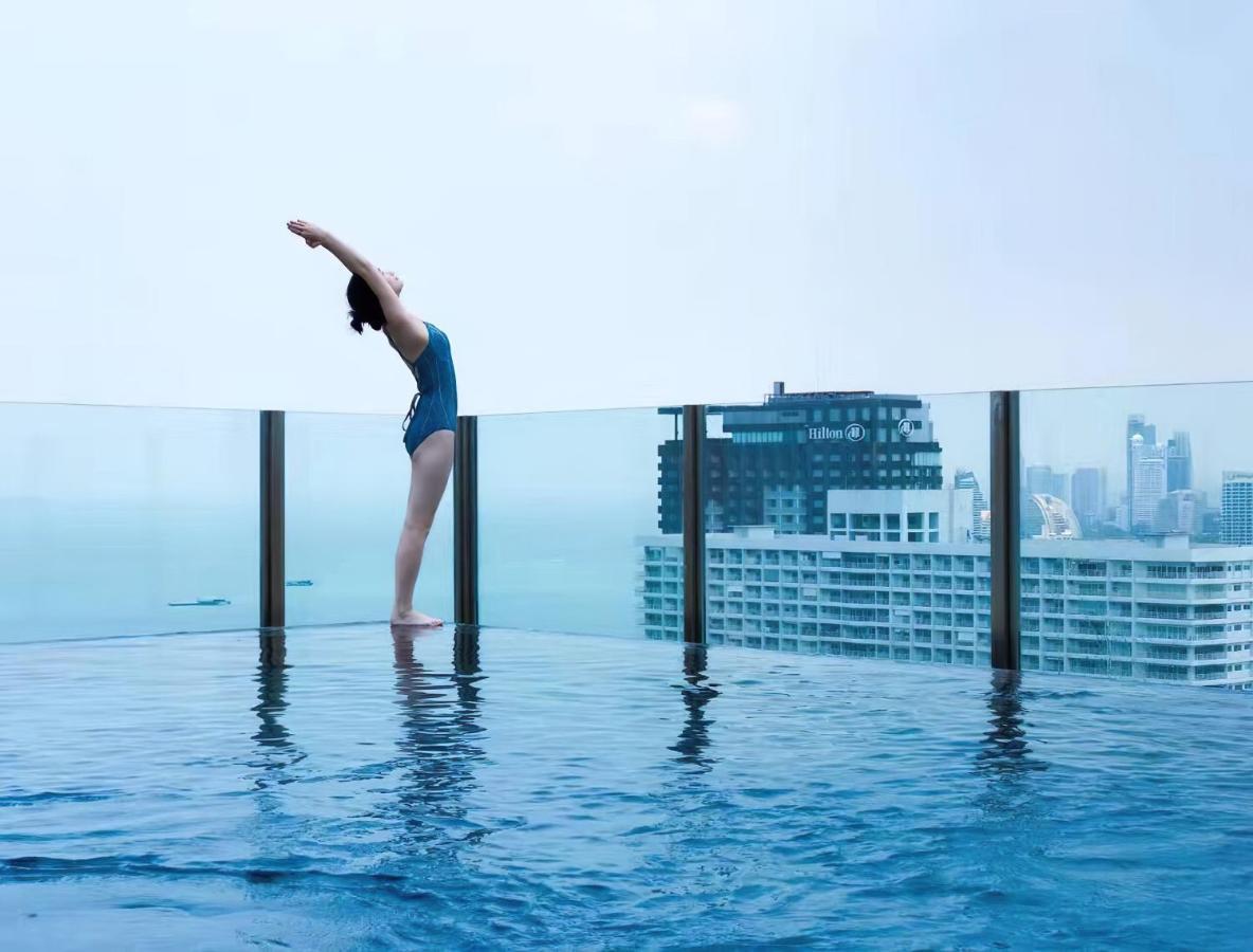 Great Location With Infinity Pool - Central Pattaya 아파트 외부 사진