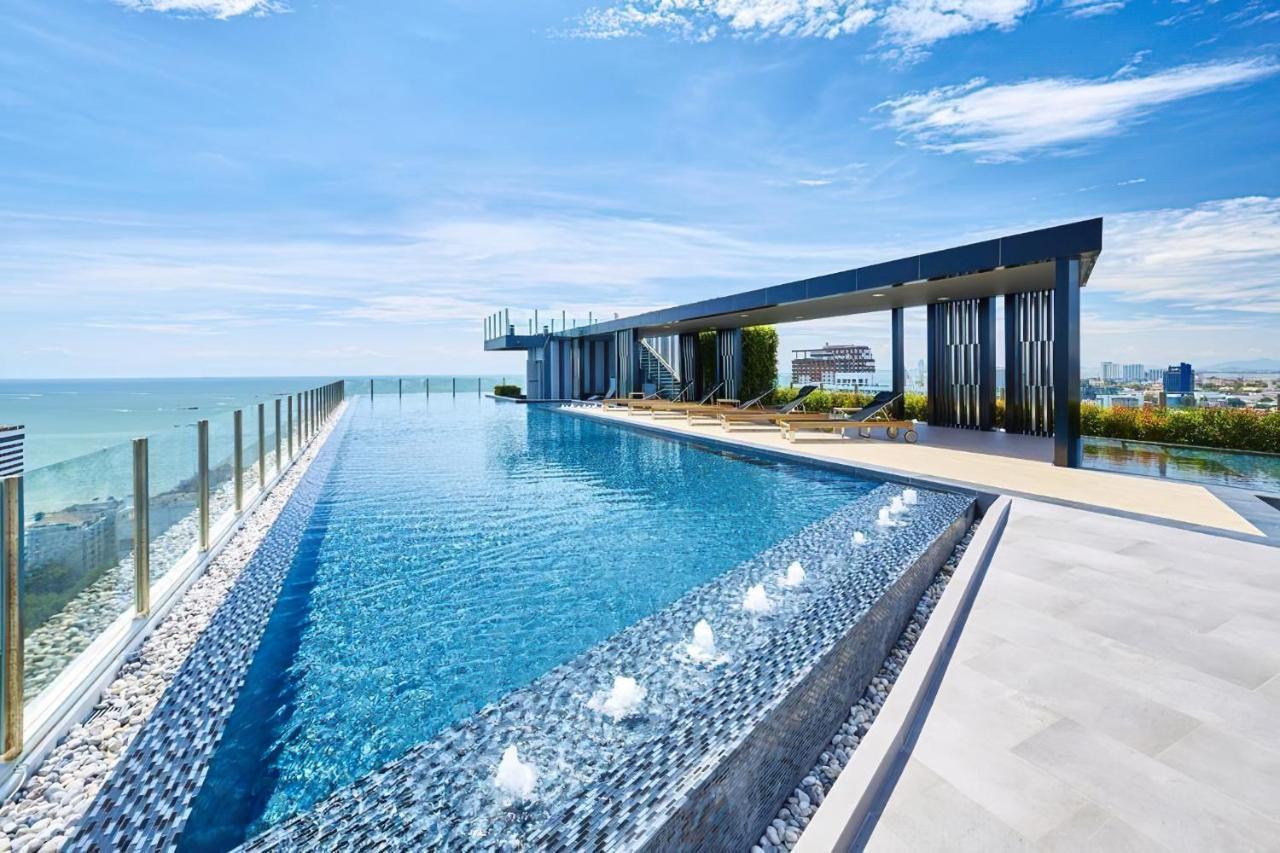 Great Location With Infinity Pool - Central Pattaya 아파트 외부 사진