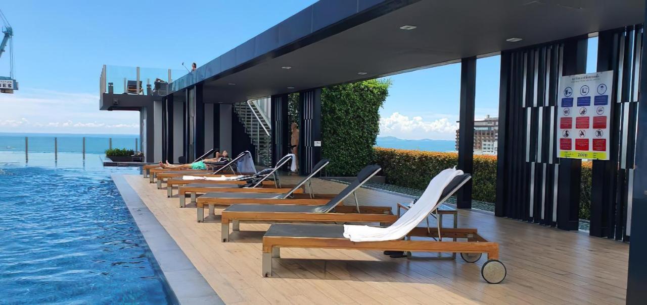 Great Location With Infinity Pool - Central Pattaya 아파트 외부 사진