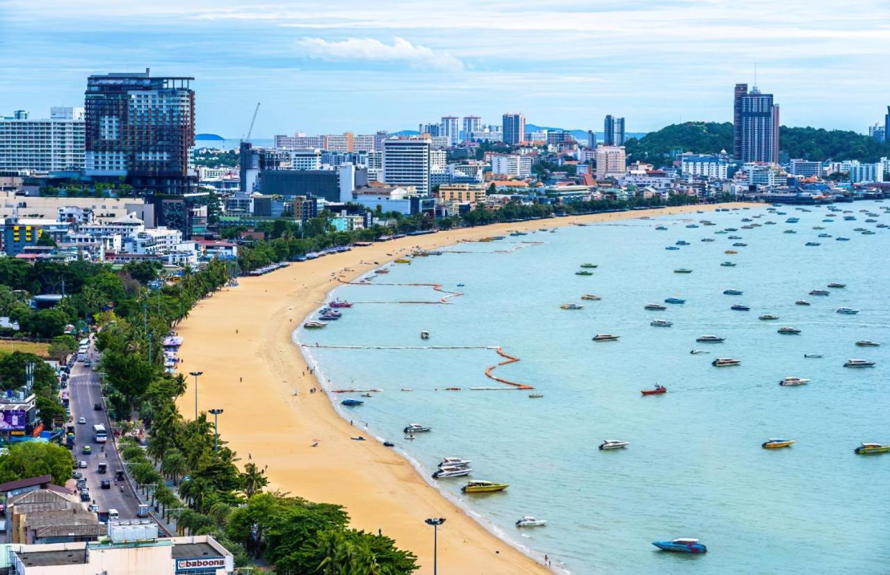 Great Location With Infinity Pool - Central Pattaya 아파트 외부 사진