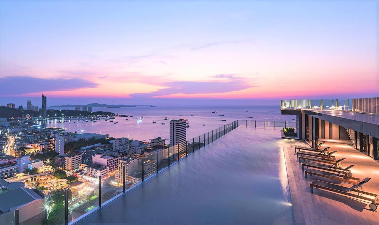 Great Location With Infinity Pool - Central Pattaya 아파트 외부 사진